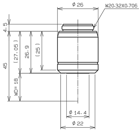 LMPLN10XIR Dimensions LMPLN10XIR Dimensions
