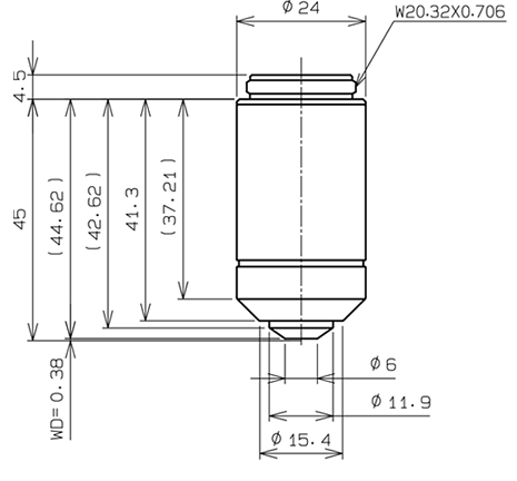 MPLN50x Dimensions MPLN50x Dimensions