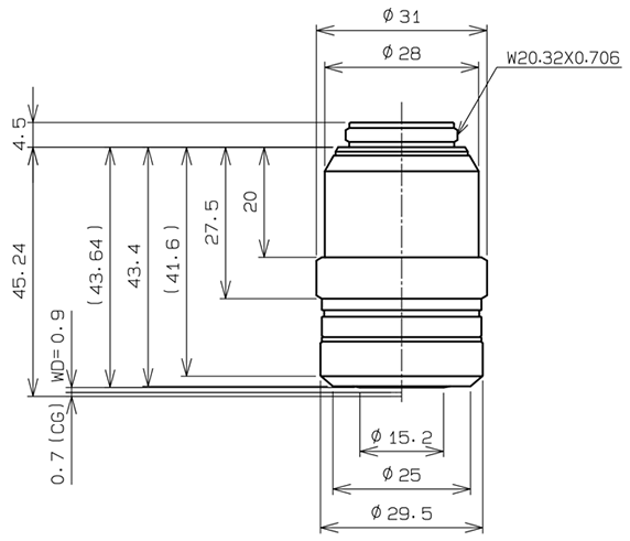 LCPLFLN100xLCD Dimensions LCPLFLN100xLCD Dimensions