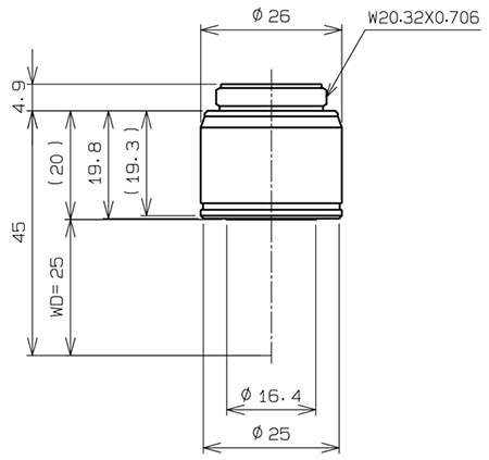 SLMPLN20x Dimensions SLMPLN20x Dimensions